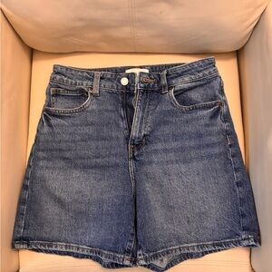 Zara Blue Jean mid-length Shorts